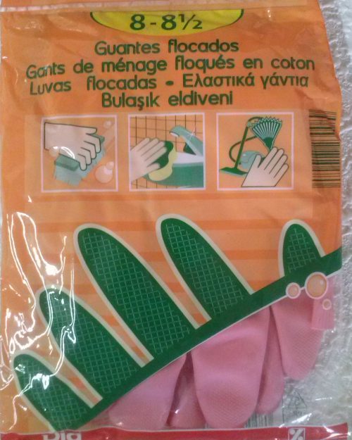 Guants flocats marca dia Talla