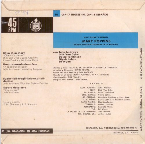 Single «Mary Poppins» - Imatge 2