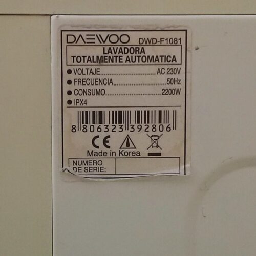 Rentadora DAEWOO DC (7kg) - Imatge 2