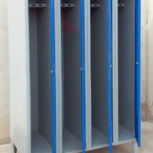 Taquilles porta blava 100x50x167cm