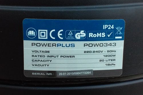 Aspirador POWERPLUS POW0343 1200W - Imatge 2