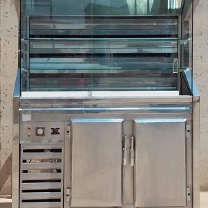 Vitrina-mostrador frigorífic 150cm d'ocasió a cabauoportunitats.com Balaguer - Lleida - Catalunya