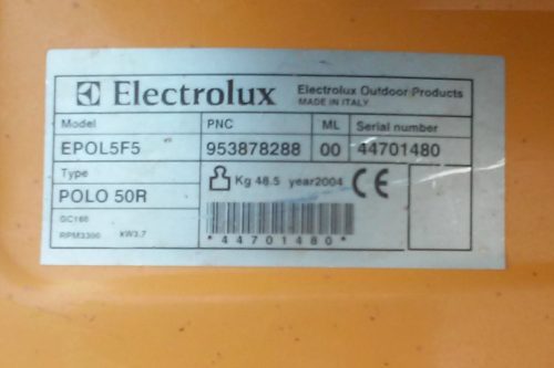 Motocultor ELECTROLUX POLO 50R - Imatge 2