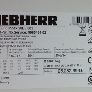 Congelador LIEBHERR SGN 3063