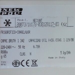 nevera NEWPOL NEC180T