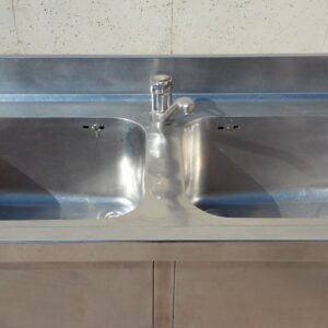 Pica doble amb potes d'acer inoxidable