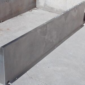 Empostada d'inox de 200x40cm