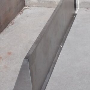 Empostada inox 160x40cm