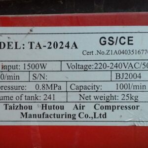 Compressor d'aire 24l GS-CE