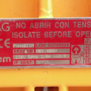 Làmpada d'entorns explosius CEAG PXH40ZIM