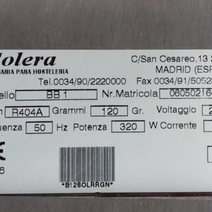 Màquina granissats SOLERA BB1