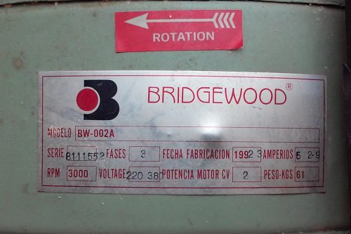 Aspirador serradures BRIDGEWOOD BW 002A