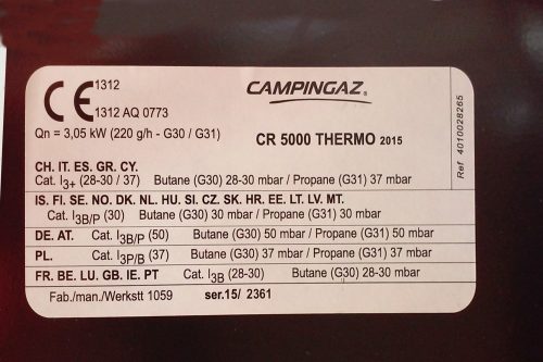 Estufa de gas CAMPINGAZ