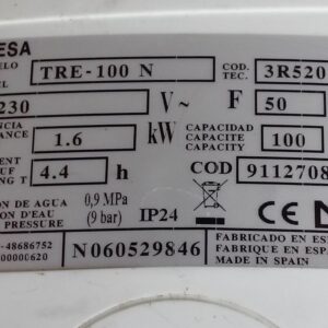 Termo EDESA TRE100 N