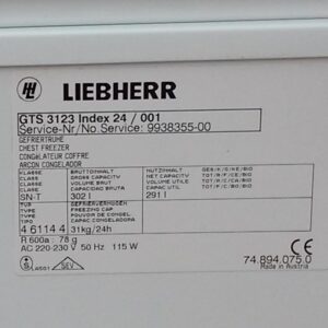 Congelador LIEBHERR GTS3123