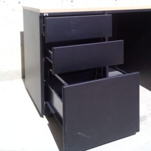 Moble auxiliar d'oficina de 100x60x74cm