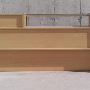 Mostrador de fusta i vidre de 156x52x89cmMostrador de fusta i vidre de 156x52x89cm