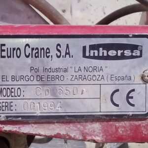 Talladora amb aigua INHERSA CD650