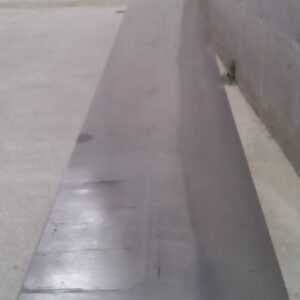 Barra inox de 394x43cm