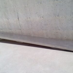 Barra inox de 394x43cm
