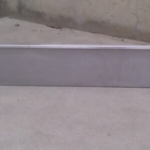 Empostada d'inox de200x25x24cm