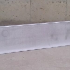 Empostada d'inox de200x25x24cm