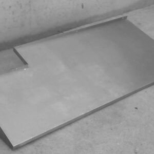 Empostada inox 148x66x20cm