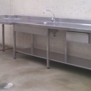Pica d'inox de 315x70cm