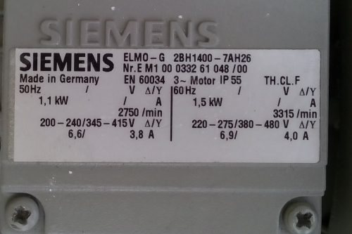 Bomba de buit SIEMENS ELMO-G 2BH1400 - Imatge 4
