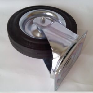 Roda cautxú massissa de 28x7cm