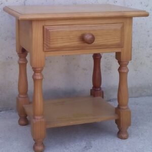 Tauleta de nit de pi 48x31x52cm