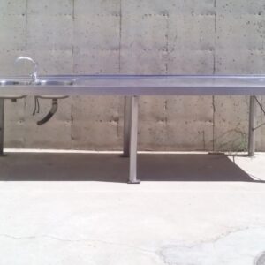 Mostrador inox peixateria 300x86x89cm