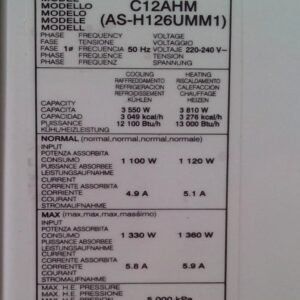 Aire condicionat LG C12AHM