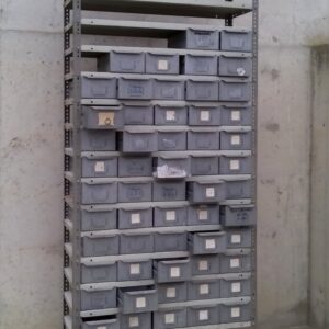 Empostada modular calaixos metàl·lics 110x40x250cm