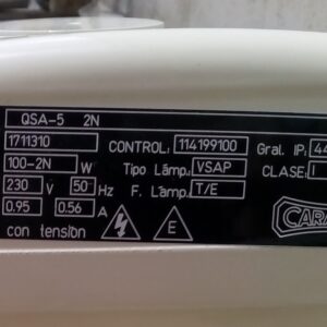 Luminaria vial CARANDINI QSA-5