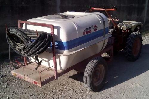 Moticultor PASQUALI 946 con sulfatadora en cabauoportunitats.com Balaguer - Lleida - Catalunya