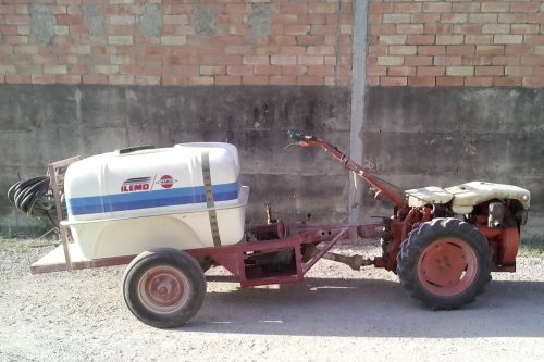 Moticultor PASQUALI 946 con sulfatadora en cabauoportunitats.com Balaguer - Lleida - Catalunya