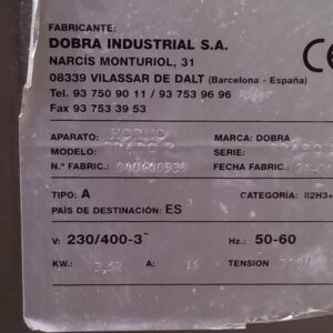 Forn de convecció DOBRA BRADO P