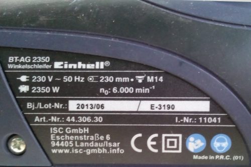Radial EINHELL BT-AG-2350