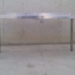 Taula d'acer inoxidable de 154cm