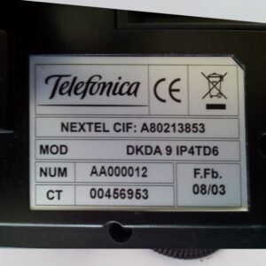 Telèfon centraleta DKA 9 IP4TD6