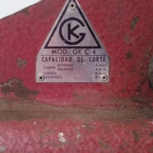 cisalla de xapa GK C-4