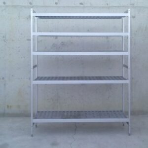 Estantería de aluminio apta para uso alimentario en cabauoportunitats.com
