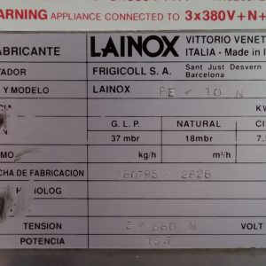 Forn de convecció LAINOX de segona mà a cabauoportunitats.com