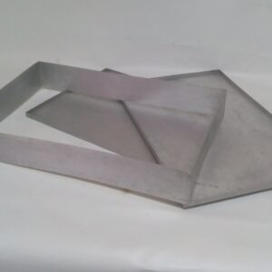 Motlle rectangular d'alumini per a pastisseria a cabauoportunitats.com