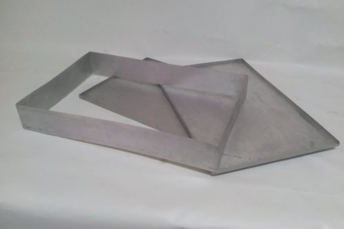 Motlle rectangular d'alumini per a pastisseria a cabauoportunitats.com