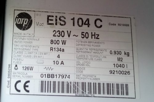 Frigorífico expositor IARP EIS 140C de segunda mano cabauoportunitats.com