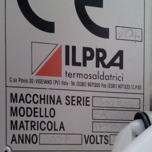 Termoselladora ILPRA FOODPACK Bàsic V/G