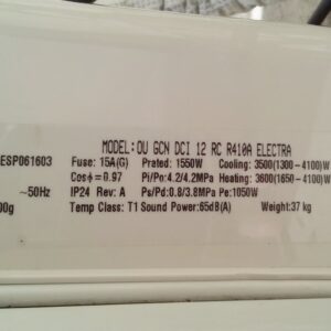 Aire acondicionado inverter ELECTRA OU GCN DCI 12 de segunda mano en cabauoportunitats.com