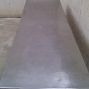 Mesa de acero inoxidable de 201cm de segunda mano en cabauoportunitats.com